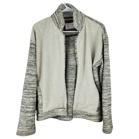 Anthropologie Saturday Sunday Moelleux Cardigan Open Front Sherpa Sweater Warm - Picture 4 of 10